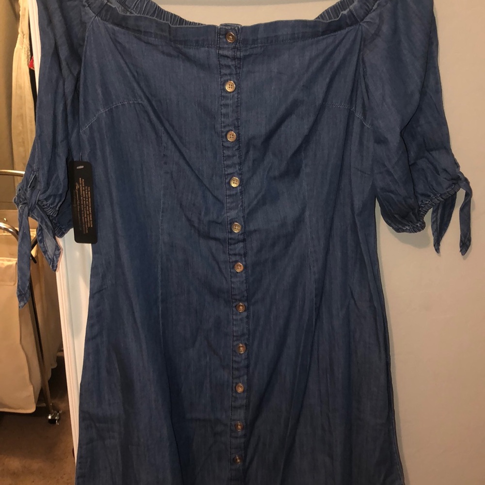 Bebe Jean Dress